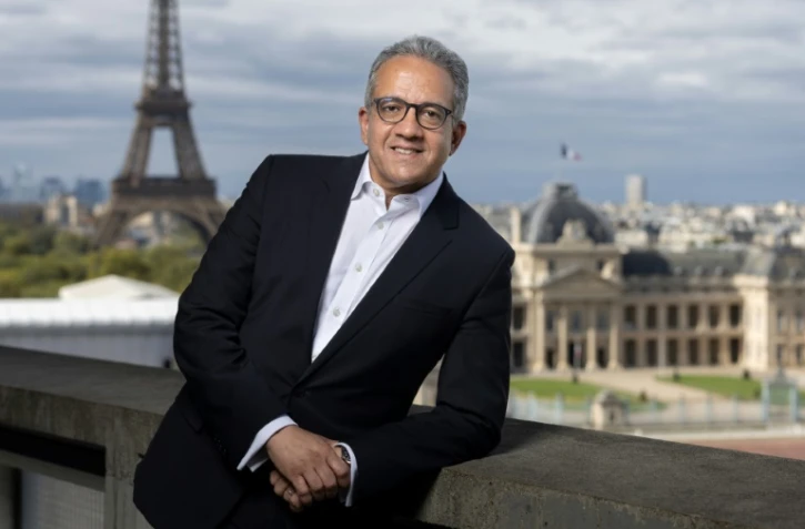 Le directeur général de l'UNESCO, Khaled El-Enany, au siège de l'organisation à Paris, le 17 septembre 2026
