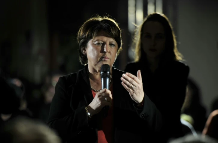 Martine Aubry, le 25 février 2016 à Lille