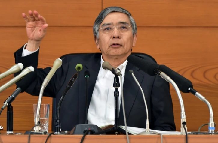 Le gouverneur de la Banque du Japon, Haruhiko Kuroda, le 7 octobre 2015 à Tokyo