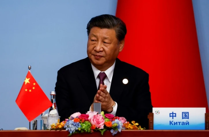 Le président chinois Xi Jinping lors du sommet Chine-Asie centrale, le 19 mai 2023 à Xi'an, dans le nord de la Chine
