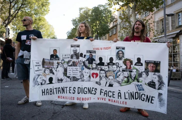 Des milliers de Marseillais manifestent pour rélamer "justice, vérité" et des logements "pour tous" le 3 novembre 2024