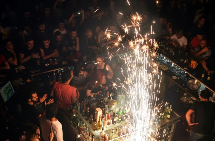 Des Arméniens assistent à un concert à Erevan le 4 mai 2018