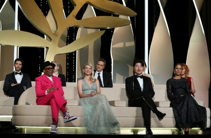 Le jury du 74e festival de Cannes lors de la cérémonie d'ouverture le 6 juilet 2021