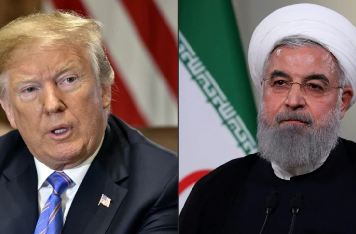 Montage photo du 23 juillet 2018 montrant le président américain Donald Trump et le président iranien Hassan Rohani
AFP PHOTO/HO/PRESIDENCE IRANIENNE