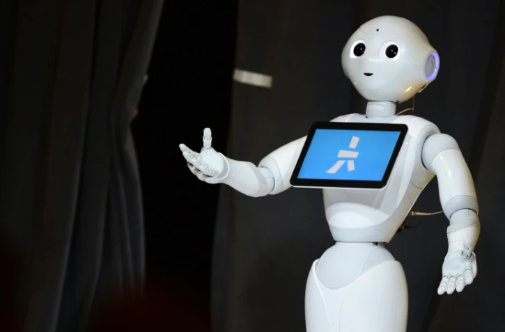 Le robot humanoïde Pepper, le 20 octobre 2015 à Laguna Beach, en Californie