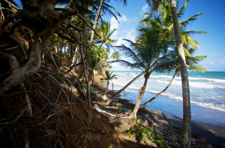 Une plage en Guadeloupe, le 23 décembre 2020
