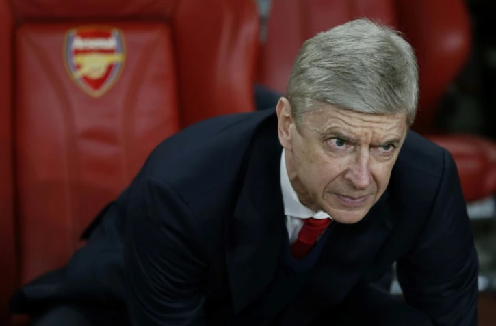 L'entraîneur d'Arsenal, Arsène Wenger, le 7 mars 2017, avant le 8e de finale retour à Londres, face au Bayern, en Ligue des champions