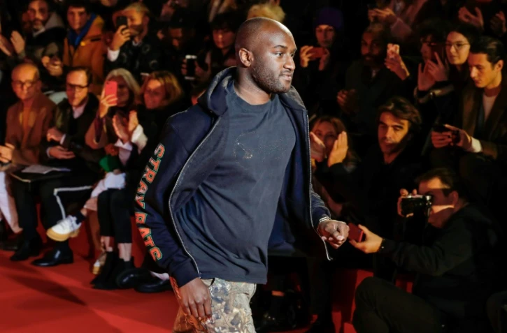 Le designer Virgil Abloh le 17 janvier 2018 à Paris