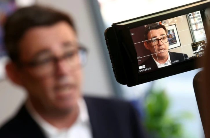 Le Premier ministre travailliste britannique Andy Burnham lors d'une interview, le 11 août 2026 à Ilkeston, dans le centre de l'Angleterre