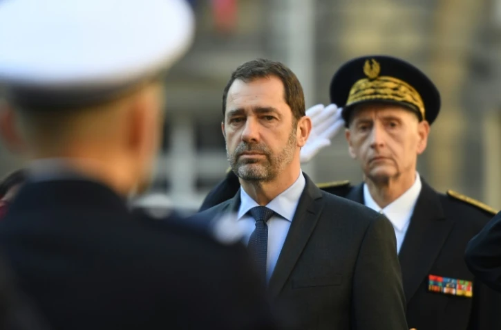Christophe Castaner et Didier Lallement à Paris, le 21 mars 2019