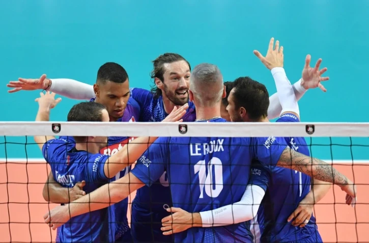 L'équipe de France n'a rien laissé aux Roumains, dominés en trois sets secs à Montpellier, le 12 septembre 2019