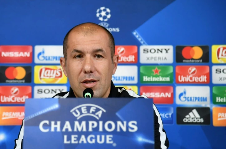 Leonardo Jardim, lors du déplacement de Monaco à Turin, le 8 mai 2017 à la veille du match contre la Juventus