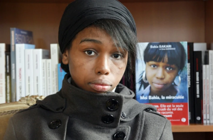 Bahia Bakari, seule survivante du crash de la Yemenia Airlines, le 15 décembre 2009 à Paris
