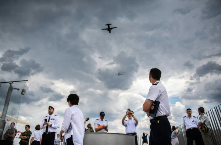 Répétitions du défilé et du bal aérien, le 11 juillet 2019 à Paris