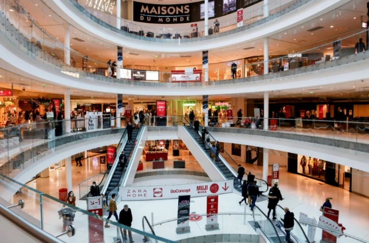 Le centre commercial de Beaugrenelle à Paris, le 30 janvier 2021