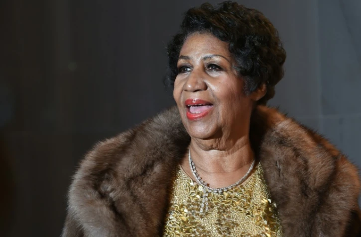 Aretha Franklin à Washington, le 6 décembre 2015