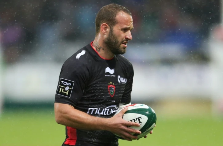 L'ouvreur ou demi de mêlée international Frédéric Michalak, ici avec Toulon, lors d'un match le 16 avril 2016 à Pau