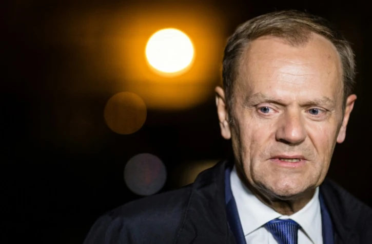 Le président du Conseil européen, l'ancien Premier ministre polonais Donald Tusk, le 19 avril 2017 à Varsovie