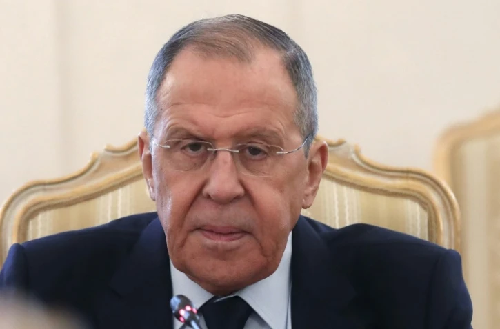 Le ministre russe des Affaires étrangères Sergei Lavrov, le 30 mars 2023 à Moscou