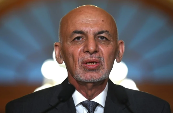 Le président afghan Ashraf Ghani lors de sa visite au Congrès américain à Washington le 25 juin 2021