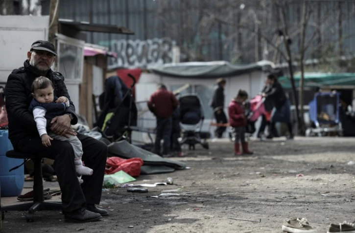La commuanuté rom de Bobigny, le 27 mars 2019 victime d'attaques suite à la propagation de fausses rumeurs