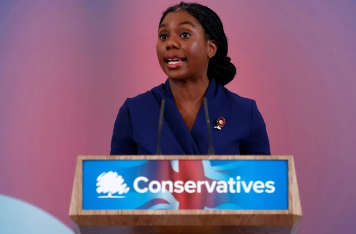 Kemi Badenoch, nouvelle cheffe du parti conservateur britannique, le 2 novembre 2024 à Londres