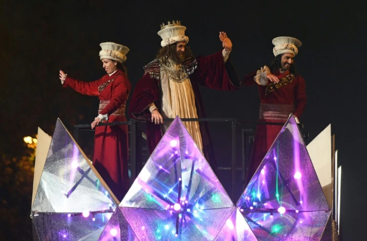 Traditionnel défilé des Rois mages pour Épiphanie, le 5 janvier 2018 à Madrid