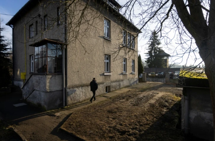 La maison où résidait Rudolf Hoess, à Auschwitz, lorsqu'il commandait le camp de la mort nazi, le 26 janvier 2025