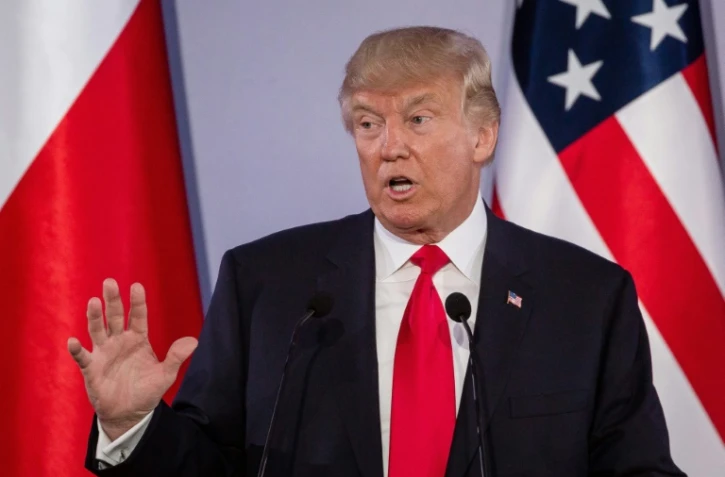 Donald Trump à Varsovie le 6 juillet 2017