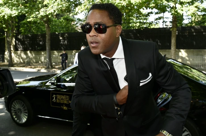 Patrick Kluivert à son arrivée aux trophées UNFP à Paris, le 17 mai 2015