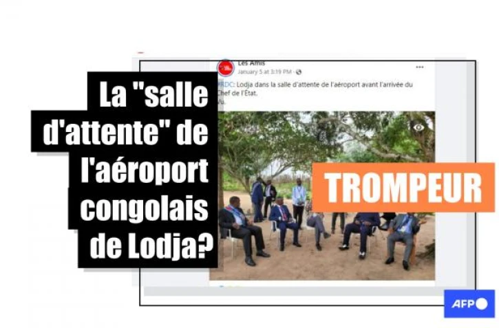   Attention, cette photo ne montre pas la "salle d'attente" de l'aéroport congolais de Lodja
