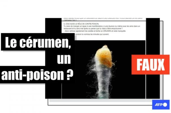   Le cérumen ne doit pas être utilisé comme anti-poison