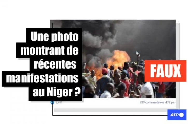   Cette photo ne montre pas de récentes émeutes au Niger: elle a été prise en 2014 au Burkina Faso
