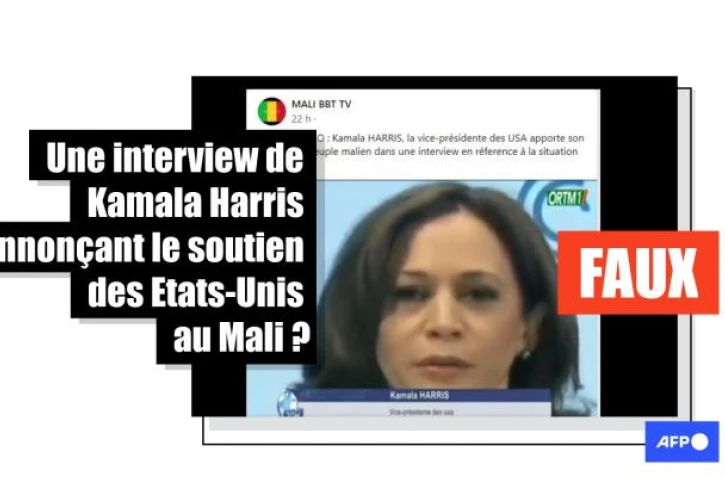   Non, Kamala Harris n&rsquo;a pas prononcé un message de soutien au Mali lors d&rsquo;une conférence à Munich