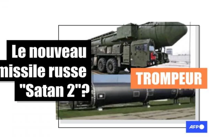   Attention, ces photos ne montrent pas le nouveau missile russe surnommé "Satan 2"