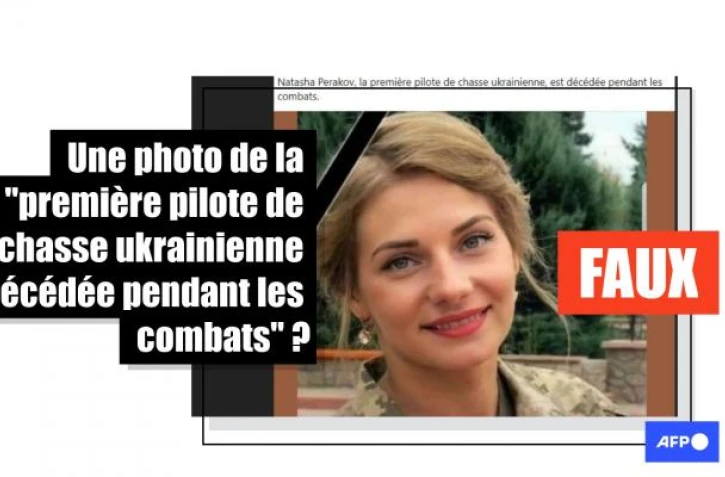   Cette photo ne montre pas la "première pilote de chasse ukrainienne"