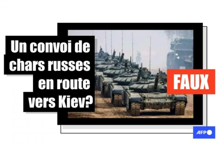   Cette photo de chars russes a été prise en 2021, six mois avant l'invasion russe de l'Ukraine