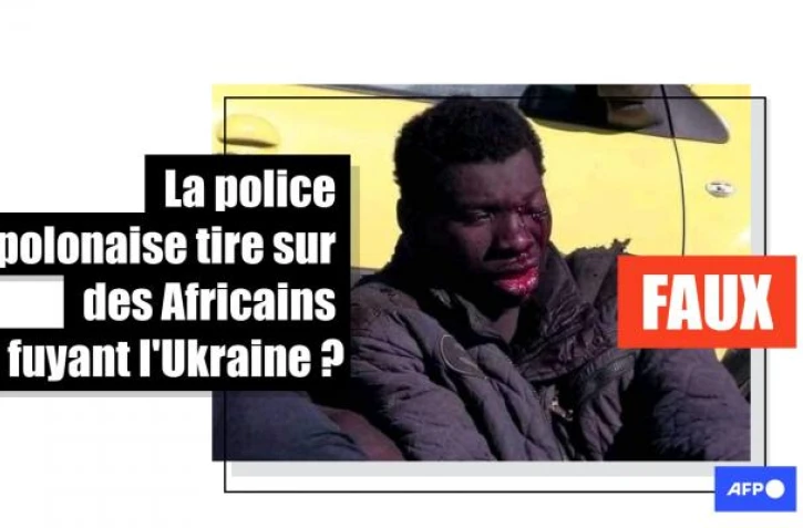   Attention, il n'y a pas de preuve que la police polonaise a tiré sur des réfugiés africains