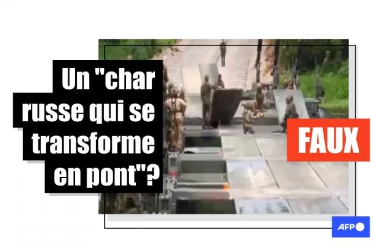   Cette vidéo montre un exercice militaire de l'Otan, et pas des chars russes en Ukraine