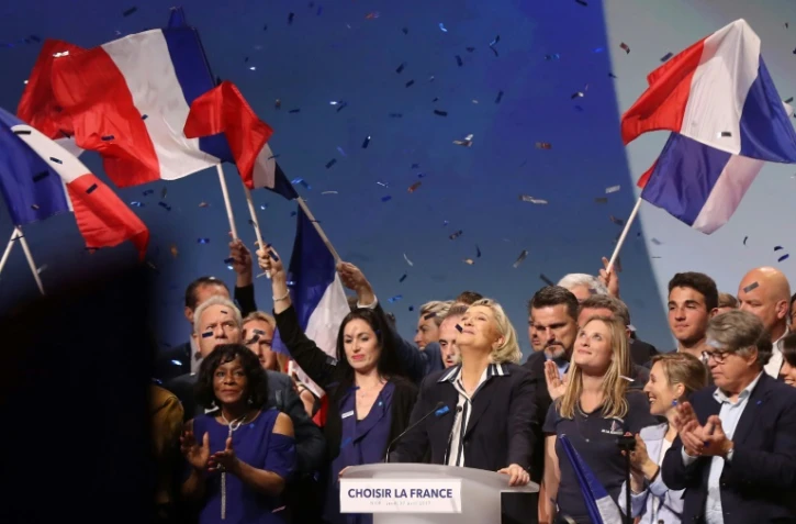 Marine Le Pen à Nice, le 27 avril 2017