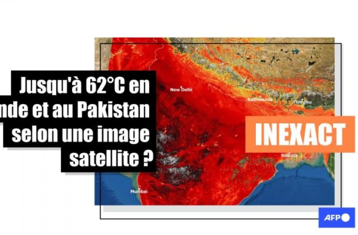   En Inde et au Pakistan, une vague de chaleur record mais pas de pic à 62°C