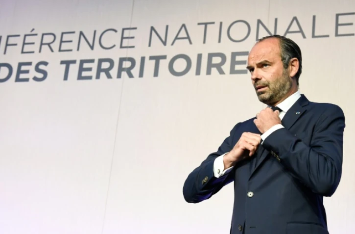 Edouard Philippe le 12 juillet 2018 à la Conférence nationale des territoires