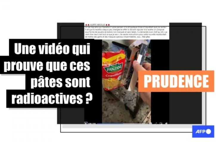   Une poudre radioactive ajoutée à des pâtes ? Attention, cette expérience ne prouve rien