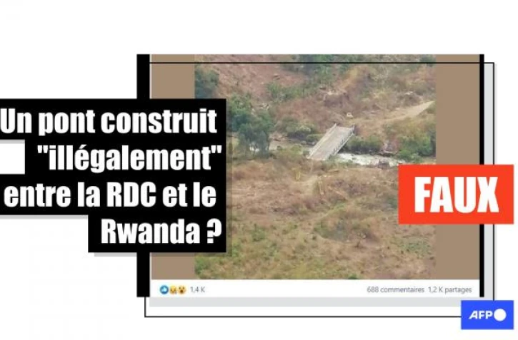   Non, ce pont n'a pas été construit "illégalement" sans l'accord de la République démocratique du Congo