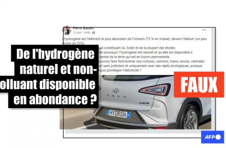   L'hydrogène : une source d'énergie naturelle et non-polluante disponible en abondance sur Terre ? C'est faux