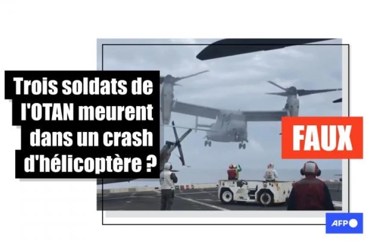   Cette vidéo ne montre pas la mort de trois soldats de l&rsquo;Otan