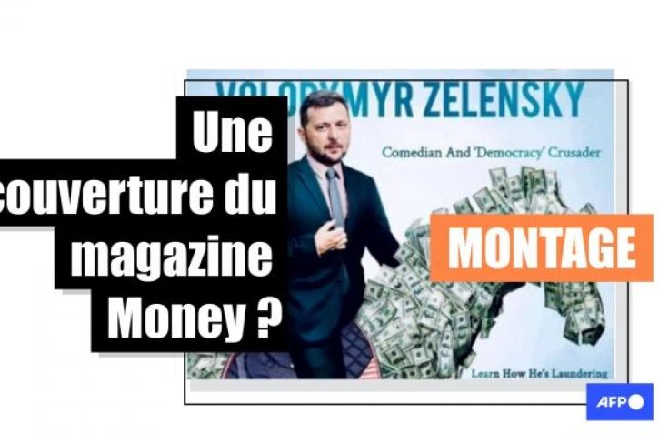   Attention, cette couverture du magazine Money sur Volodymyr Zelensky est un montage