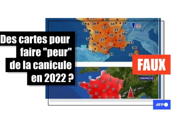   Canicule : non ces cartes ne montrent pas que les médias veulent faire "peur" en 2022