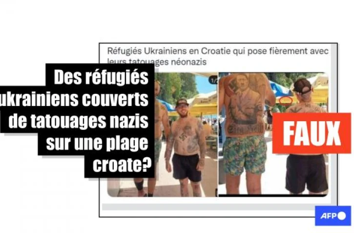   Non, ces hommes couverts de tatouages nazis en Croatie ne sont pas des Ukrainiens
