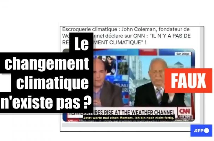   Le changement climatique est bien réel, contrairement à ce qui est avancé dans cette vidéo